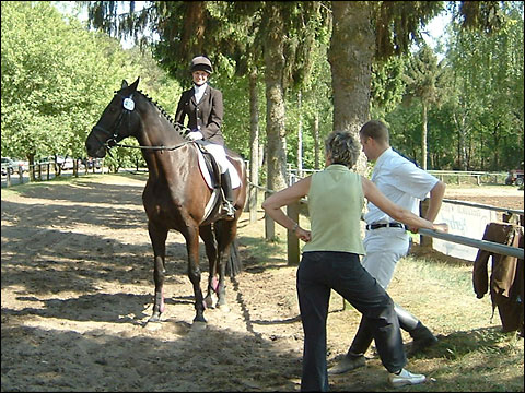 Anke Engelmann mit Runfire